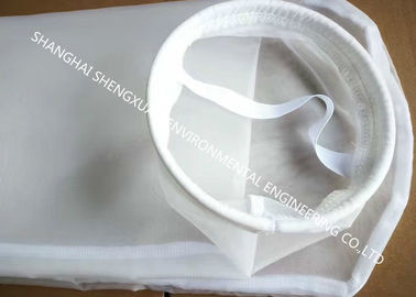 Water Purification Processing Nylon Mesh Filter Bags 50 Micron With SS Seal Ring