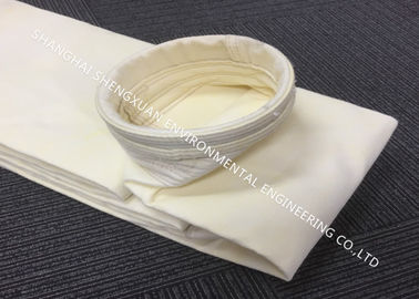 Industrial Dust Collector Filter Bags , Easy cake Cleaning PPS Filter Bags