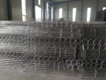 Round Shape Industrial Filter Bag Cage , Dust Collector Cage With Venturi Tube