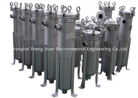 1500 Micron SUS304 Bag Filter Housing For Chemical Industries