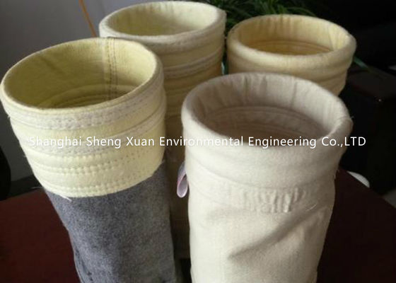 260 Degree PTFE Scrim Dust Collector Filter Bags 2.2mm Thick