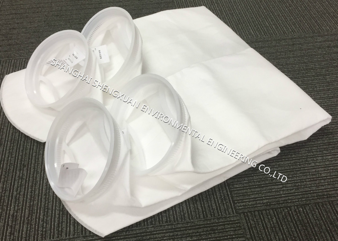 Industrial Micron Filter Bags , SE Stitched Seam Treatment Micron