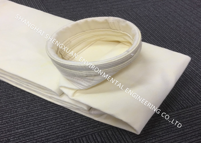 Industrial Dust Collector Filter Bags , Easy Cleaning P84 / PPS Filter Bags