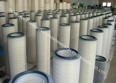 Spun Bonded Polyester Pleated Dust Collection Cartridges With Imported Media