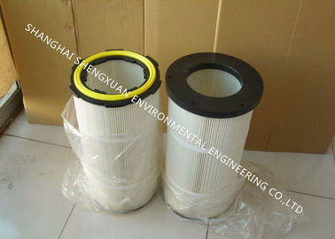 Pleated Air Filter Cartridge Chemicals Resistance For Casting And Blasting Dust Removal