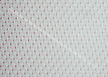 Plain Weave Polyester Mesh Fabric PET 0.5*0.5mm For Non Woven Cloth Punching