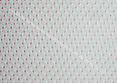 Plain Weave Polyester Mesh Fabric PET 0.5*0.5mm For Non Woven Cloth Punching
