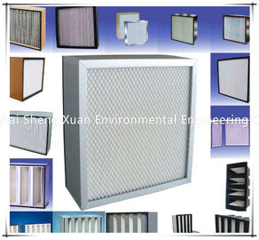 Cleanroom Aluminum Frame Fiberglass HEPA Pleated Filter