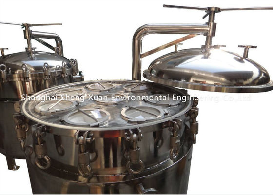 Mechanical Flange Connection DN50 Bag Filter Housing