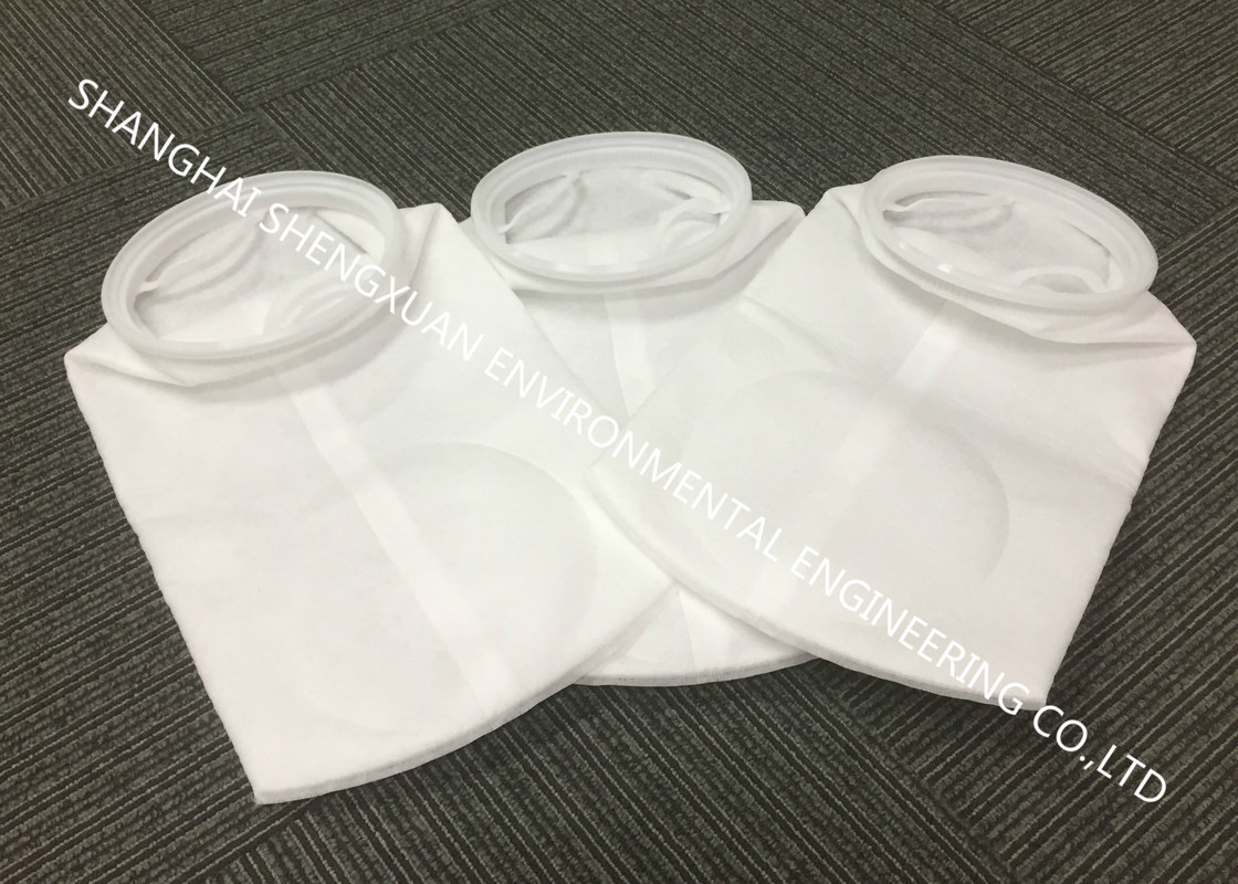 Oil Filtration Micron Filter Bags , Durable Liquid Filter Bag With