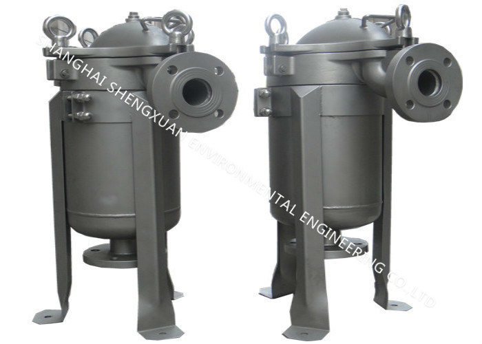 High Capacity Bag Filter Vessel , Liquid Filter Housing P2P