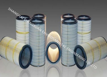 Pleated Air Filter Cartridge Chemicals Resistance For Casting And Blasting Dust Removal