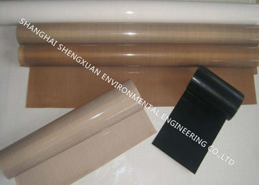 Brown Color  Conveyor Belt , High Temperature Conveyor Belt With Silicone Adhesive