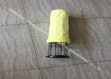 Industrial Dust Collector Cage Round Type Galvanized For Filtered Dust Flue Ash