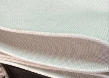 50 Meters Length Fluidizing Polyester Air Slide Fabric White Color ISO Certification