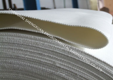 White Polyester Air Slide Fabric Filter 50 Meters Length For Cement Processing