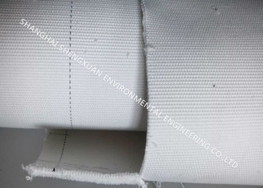 White Polyester Air Slide Fabric Filter 50 Meters Length For Cement Processing