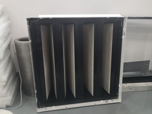 Pleated H13 Efficiency Galvanized Frame HEPA Air Filter