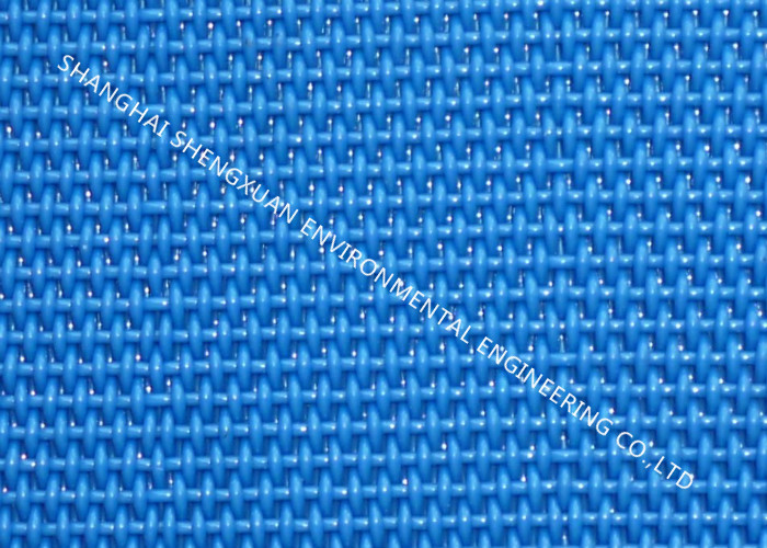 Flat Surface Polyester Mesh Belt Plain Weave Heat Resistance For Sewage ...