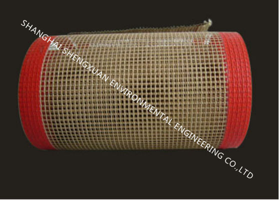 1x1 mm  Conveyor Belt , PTFE Coated Fiberglass Conveyor Belt For Drying Industry